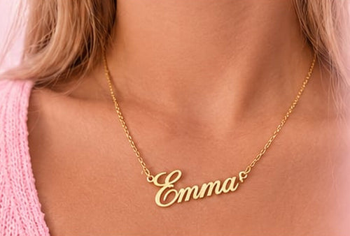 Collier Emma porté, cadrage sans yeux